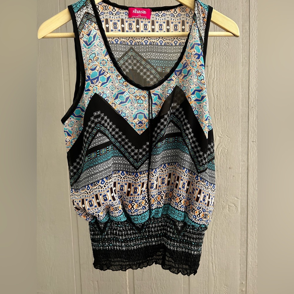 Shasa colorful Tank Top - size L